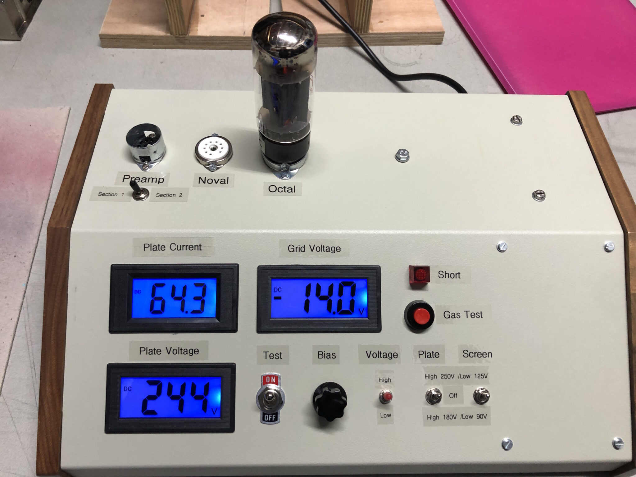 A low cost, easy to build diy valve/tube tester Valve Heaven